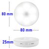 Motion Sensor LED Night Light With Switch Bedroom Lamp USB Rechargeable Energy-saving Automatic Wall-Mounted Body Induction Lamp