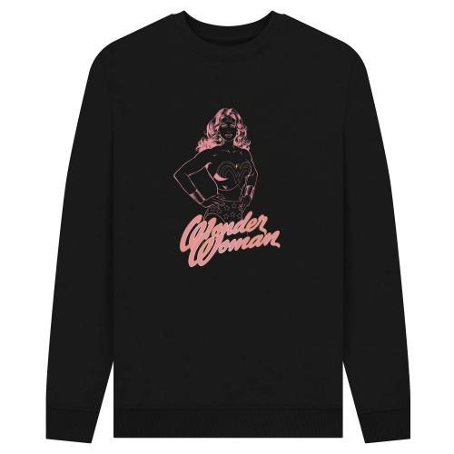 Wonder Woman Unisex Adult Outline Sweatshirt