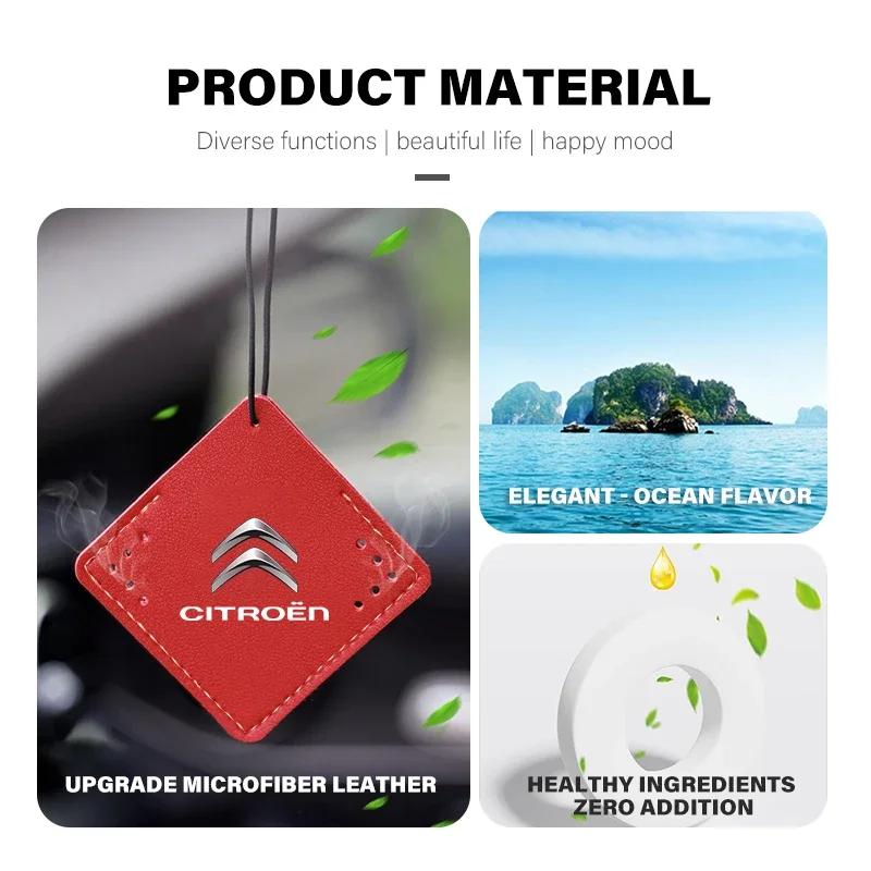 Car Long-lasting Aromatherapy Fragrance Piece Pendant Decoration For Citroen C4 C3 C5 C1 C2 C6 C4L DS3 DS4 Berlingo Picasso