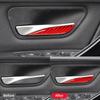 For BMW 3 Series F30 2013-2018 Accessories Carbon Fiber Interior Car Interior Door Handle Decoration Cover Trim Frame Stickers