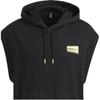 Adidas Neo Primeknit Sleeveless Hoodie Men Activewear Black HA2912