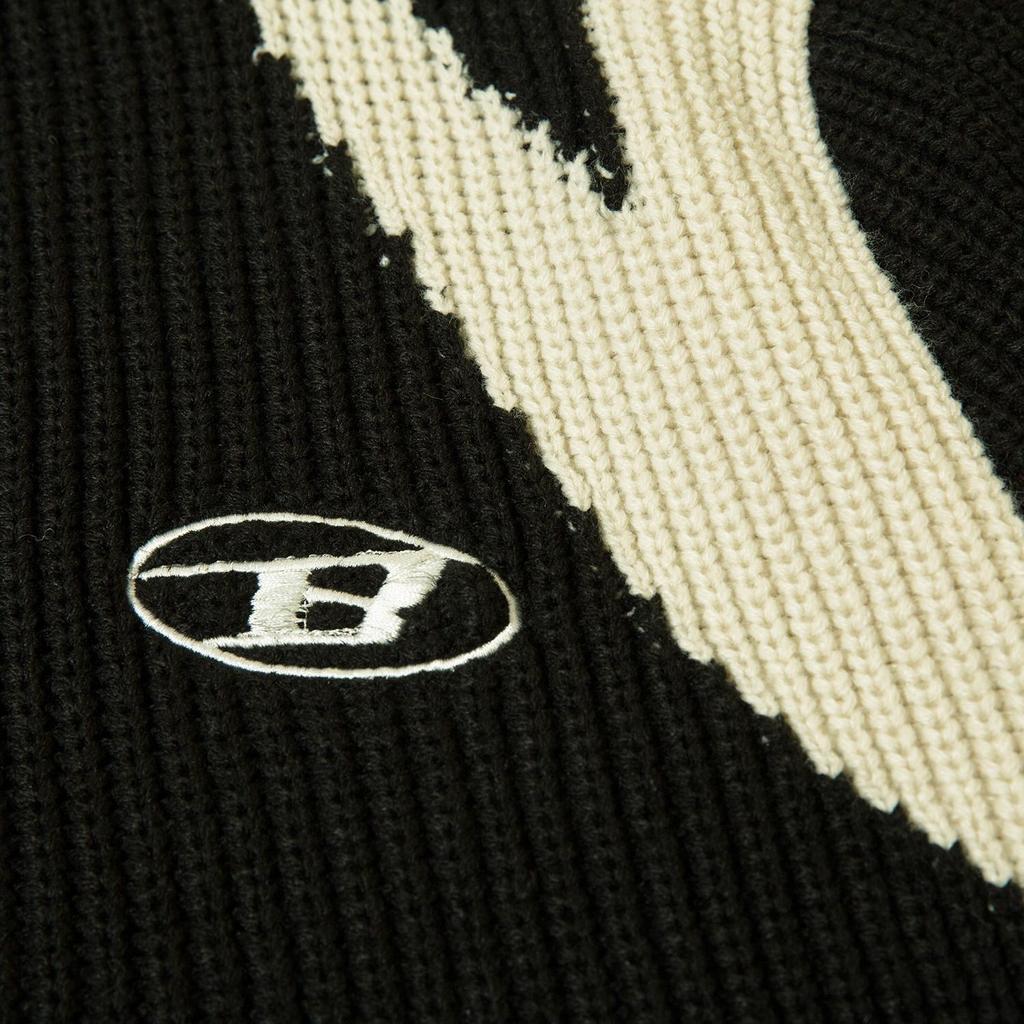 Streetwear Turtleneck Cardigan Zipper Unisex Y2K Sweater