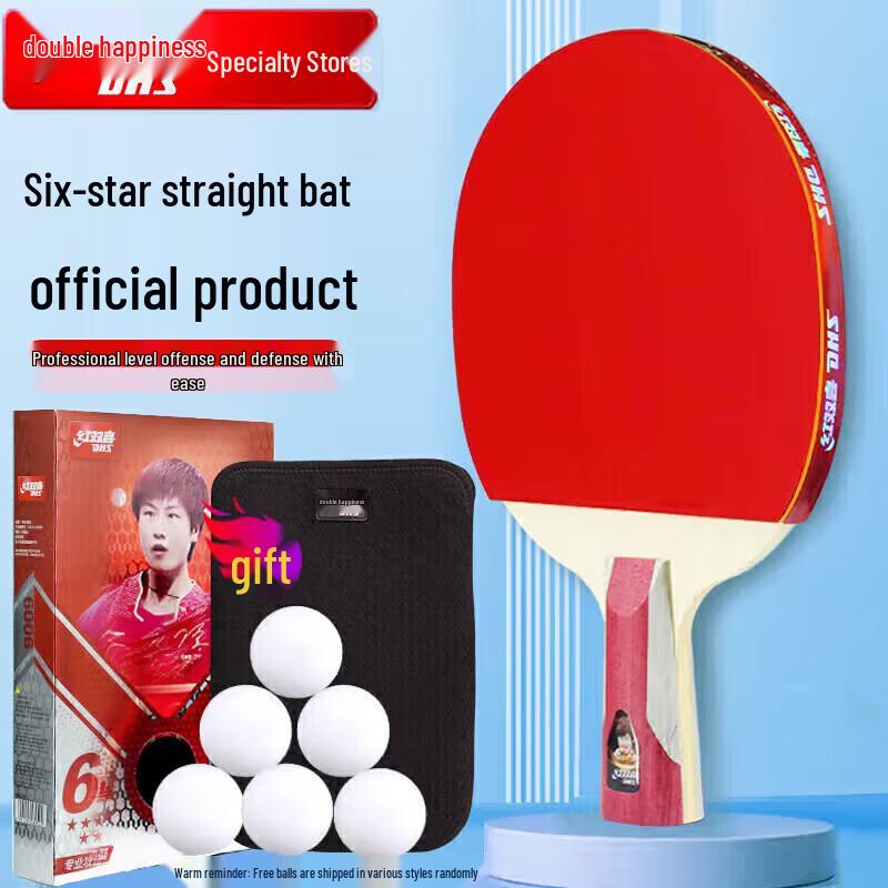 DHS Hurricane H6006 6-Star Penhold Table Tennis Racket