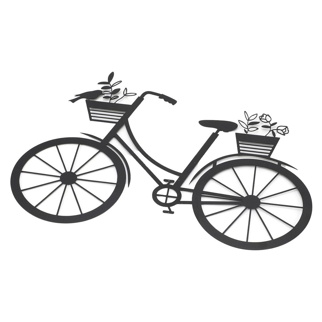 Metall Fahrrad Wandkunst Dekor Vintage Fahrrad Wandbehang Dekoration für Einweihung Zuhause Schlafzimmer