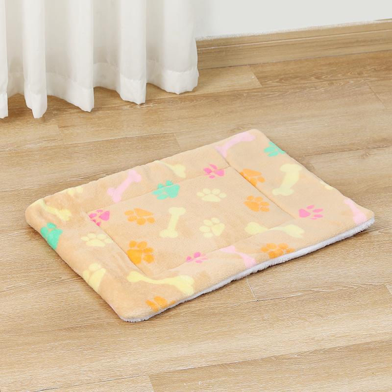 Autumn and Winter Pet Cotton Pad Sleeping Pad Thickened Warm Pet Mat Cat Pad Dog Mat Blanket Pet Nest Bed Quilt