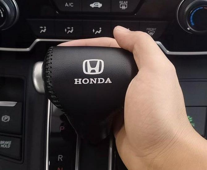 Honda CR-V 2007-2024 Schaltknaufabdeckung, Leder-Schaltstockschutz, Nappa Modifizierte Dekoration