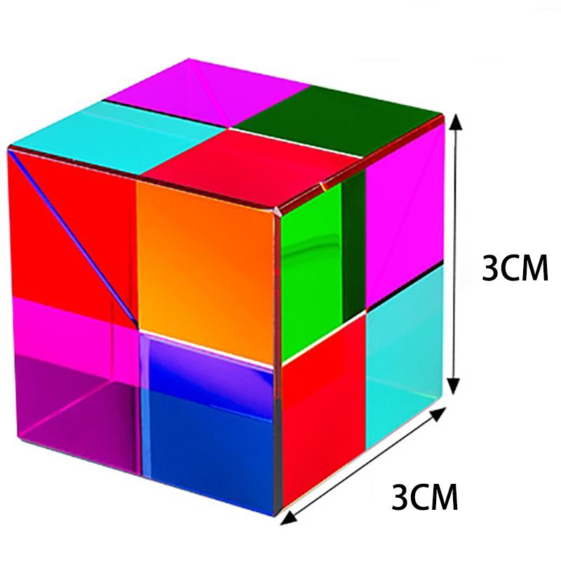 Miniatury Stolní figurky Rubik Cube K9 Barevné Křišťálové kostky Ornamenty Moderní obývací pokoj Originální kreativní sochy Domácí dekorace Řemesla