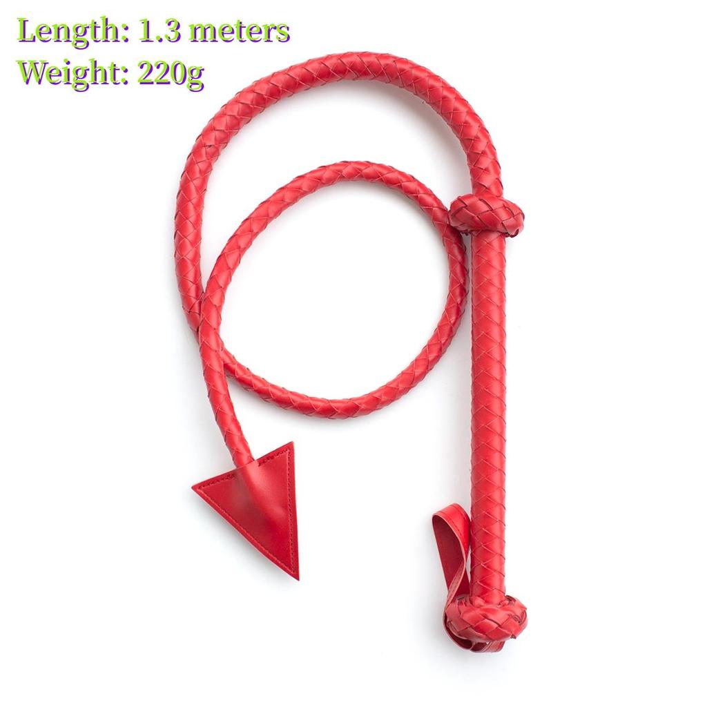 Erotic Horsewhip 1.3M 220G PU Braided Sex Toys for Couples SM BDSM Love Whips Queen Conditioning Stage Performance
