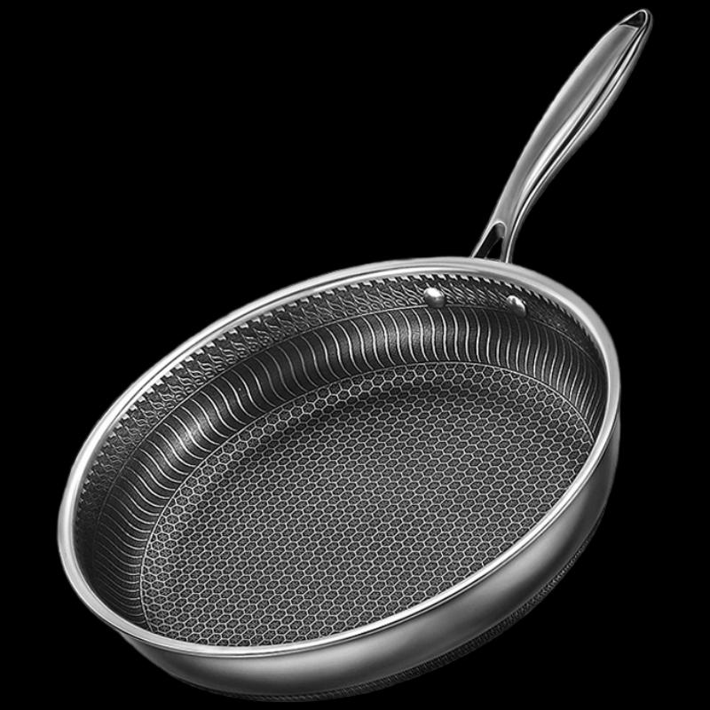 Shangheng 26cm Stainless Steel Honeycomb Frying Pan