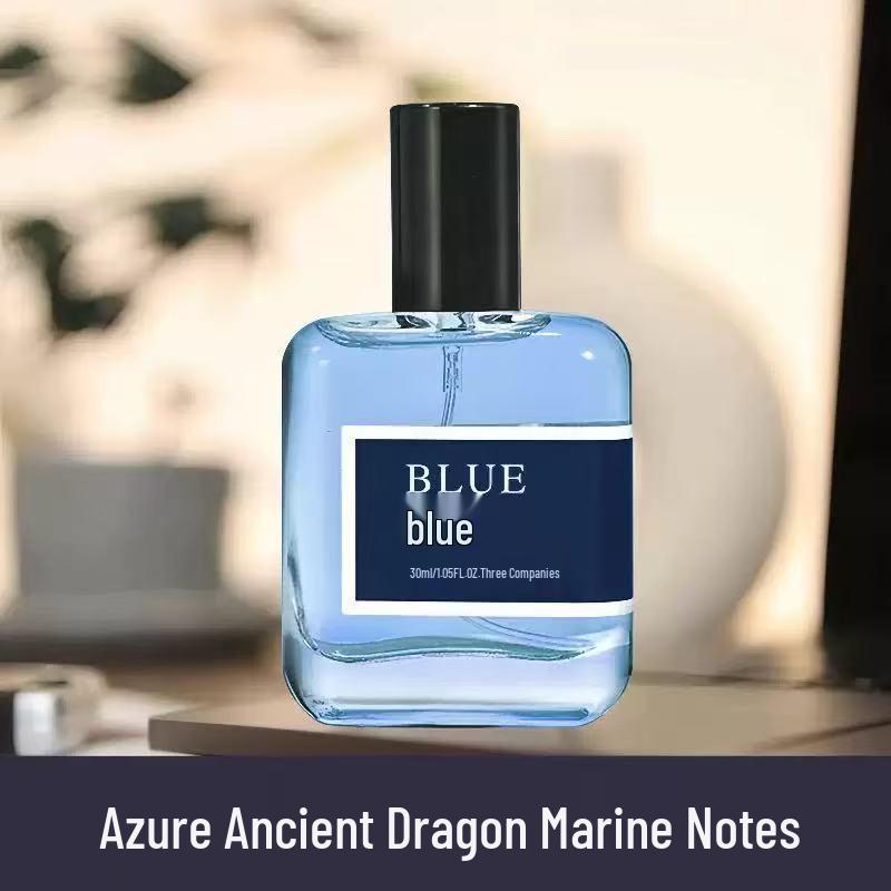Blue Earth Men's Perfume: Fresh Woody Scent, Long-Lasting and Natural, Ideal for Students.