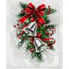 Vintage Metallposter Holly Weihnachtsband Blechschild Wandkunst Heimdekoration