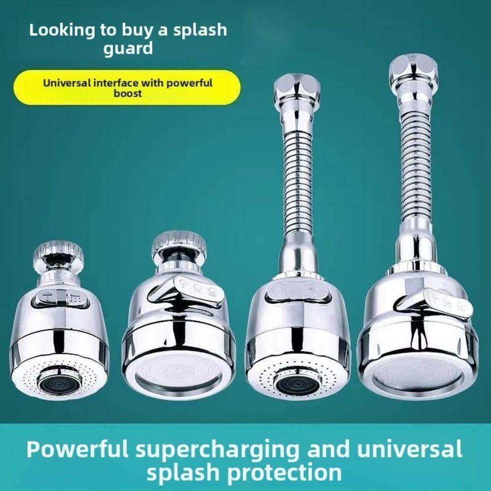 Filtr do kranu z adapterem, 2/3 tryby, obracany o 360°, uniwersalny przedłużacz do kranu kuchennego, perlator zapobiegający rozpryskiwaniu wody, gadżety kuchenne