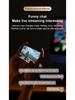 Private Mold Wireless Sound Card & Headset: English Version, All-in-One Microphone with Noise Reduction, Remote Control, and Monitoring Features.