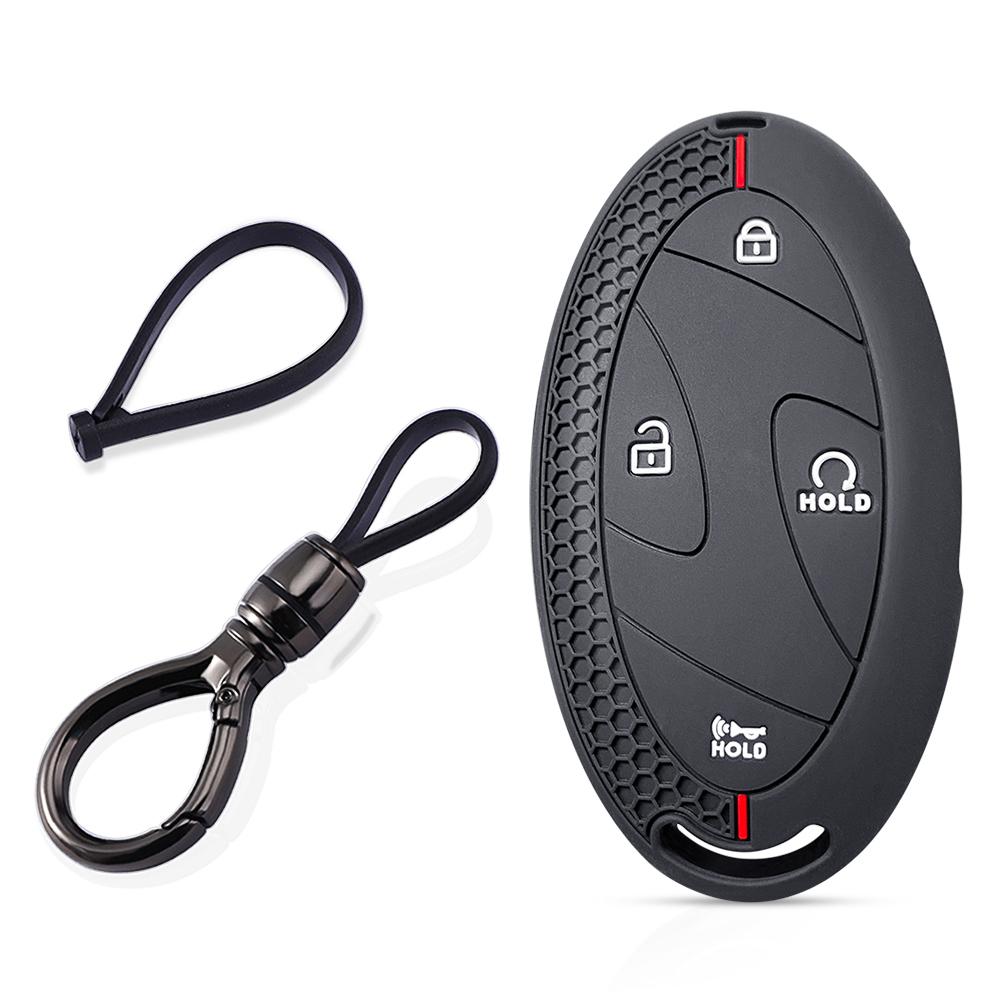 For Hyundai Kona Ioniq Santa Fe MX5 Tucson 2025 StubHub 2024 Silicone Car Remote Key Case Cap Cover Shell Keychian Fob Holder