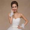 Ultra-Thin Rhinestone Floral Flower Mesh Mittens Women Gloves Bridal Gloves Wedding Accessory