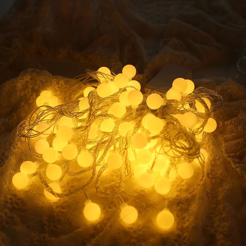 LED Round Ball Fairy String Lights - Christmas, Bedroom, Birthday, Outdoor, Camping Decoration