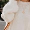 Women's Furry Pullover Sweater Dress Fuzzy Slouchy Oversized Long Tops Loose Crew Neck Fall