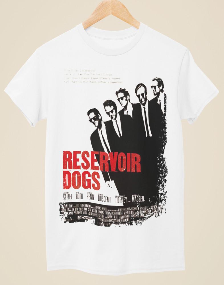 Reservoir Dogs - Movie Poster Inspired Unisex White T-Shirt Unisex T-Shirt XXXXL