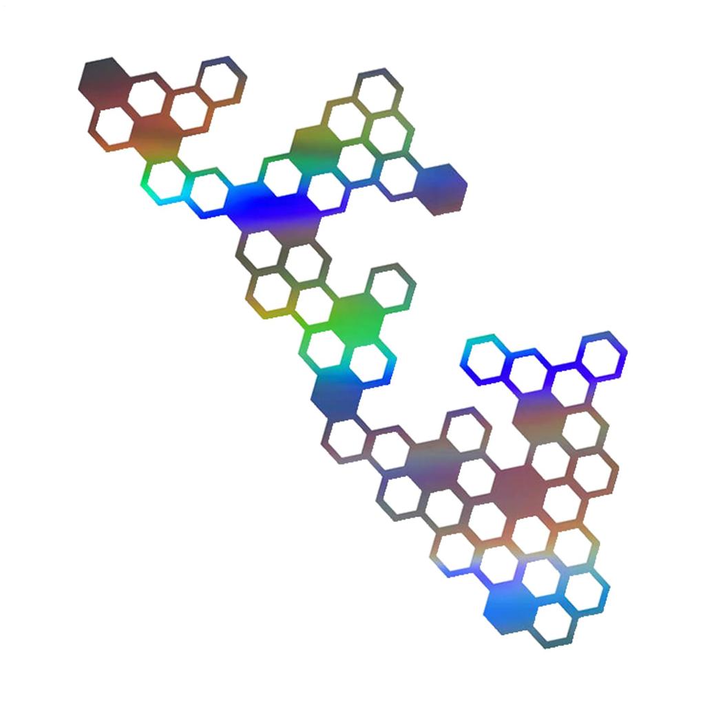 Coole Motorradaufkleber, Motorradaufkleber, Aufkleber | Fahrradaufkleber Wabenform Aufkleber Dekor |