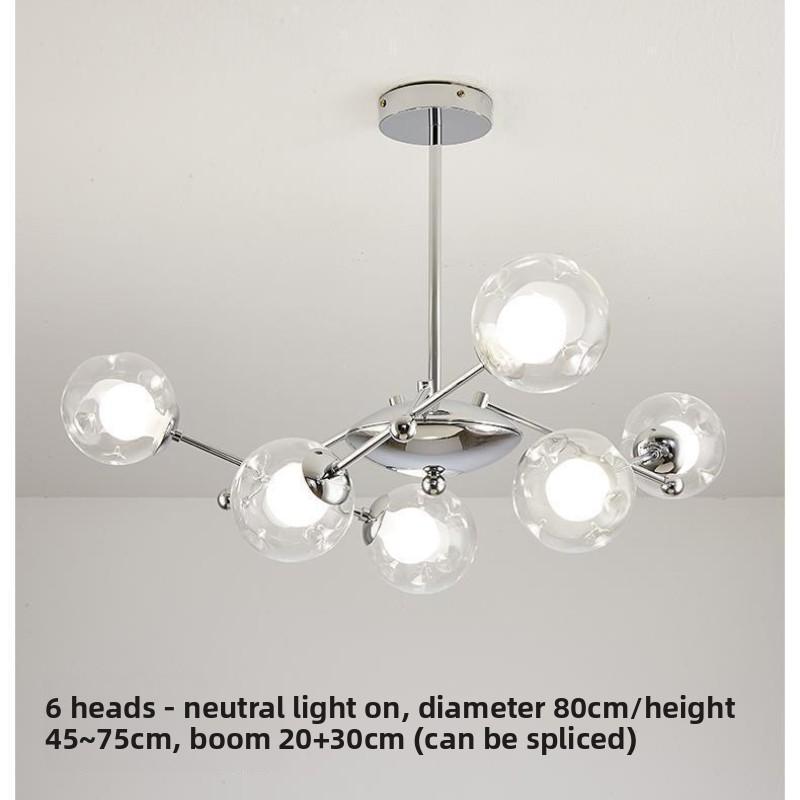 Modern Minimalist Dining Room Bedroom Master Bedroom Creative Personality Chandelier