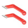 2 Pcs Set Grout Removal Tool Ergonomic Angled Grout Saw with 10 Blades for Tile Cleaning