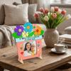 Handmade Art DIY Photo Frame Flower Mother's Day Frame Poster Frame  Classroom Activities