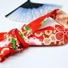 Women's Kimono Collar Support Accessory for Traditional Japanese Dress Core Collar Lining with Flower Print Kimono Belt