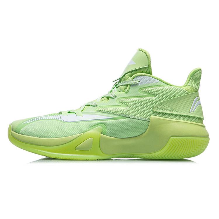 

new LiNing Sprint SE Cushioning Mid Top Performance Basketball Shoes Men s New Leaf Green 45