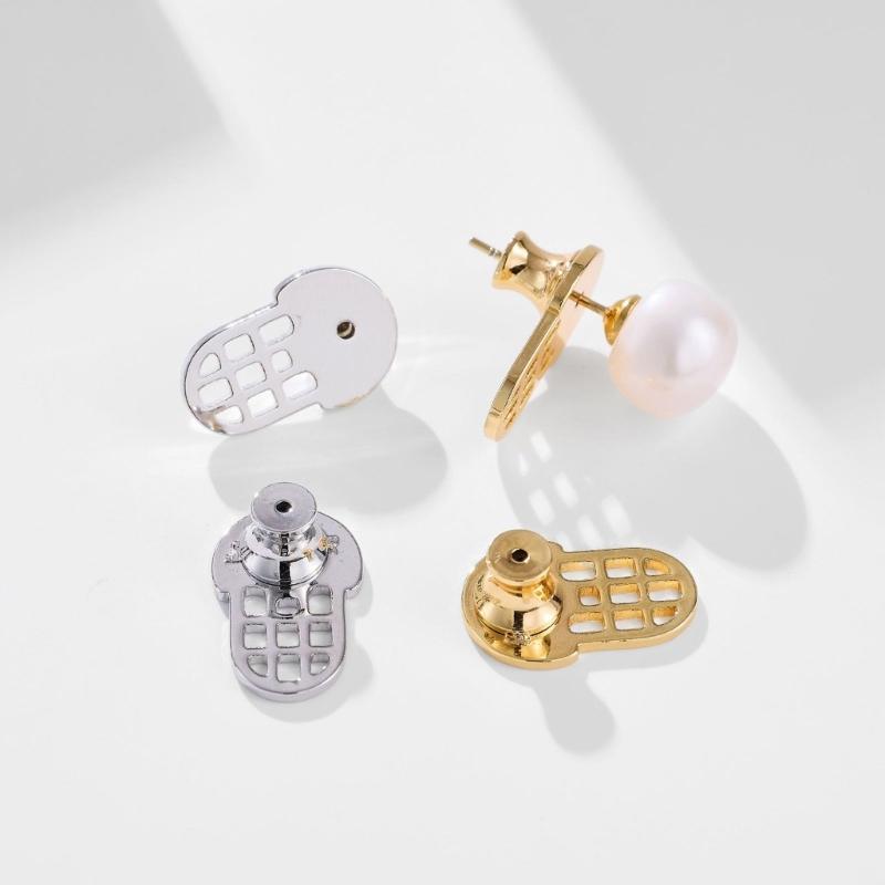 Upgraded Earring Support Backs Secure Earring Support For Drooping Ears Ergonomic Design Sophisticated Metal