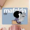 M-Mafalda Girl Floor Mat INS Style Soft Bedroom Floor House Laundry Room Mat Anti-skid Household Carpets