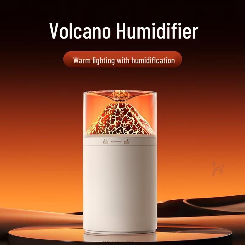 ZISIZ Mini USB Flame Volcano Humidifier