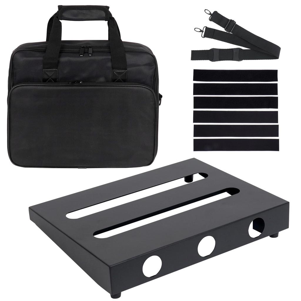 GOKKO Guitar Effects Pedal Durable and with Storage Bag Board, Lightweight, (M)