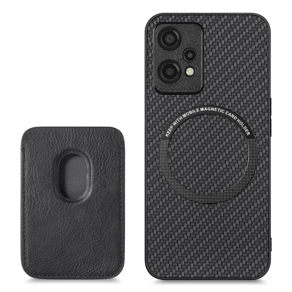 For Xiaomi 13 Pro 5G Detachable Card Holder Carbon Fiber Texture Phone Cover PU Leather+TPU+PC Phone Case