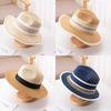 Summer Mens Weave Wide Brim Sun Hat With Foldable Design For Beach And Travel
