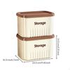 Storage Box with Lid, Desktop Organizer, Rectangular Bin for Makeup, Snacks, Toys, Home,