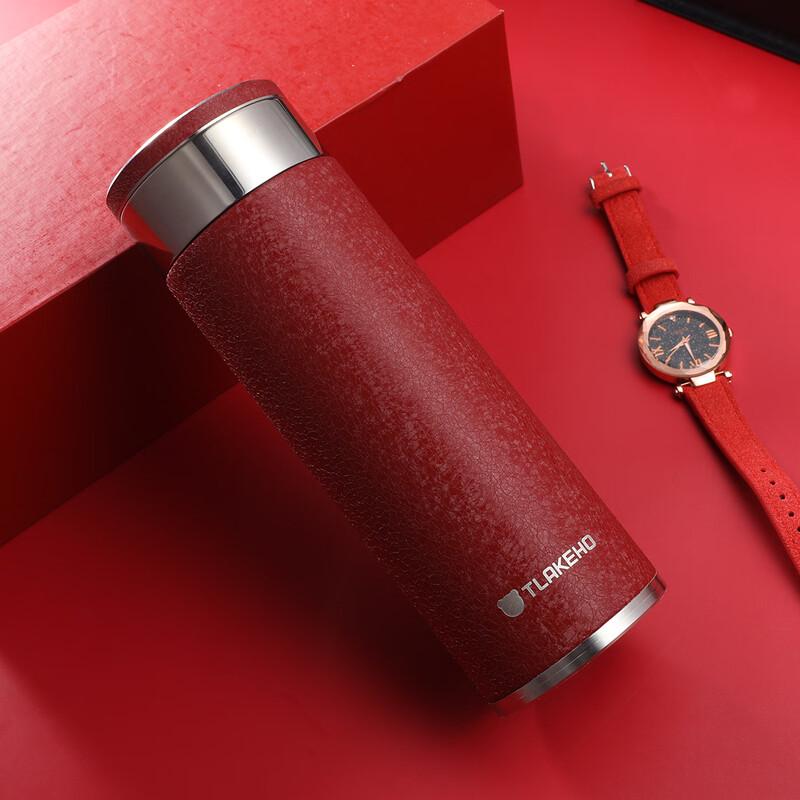 TLAKEHO 304 Stainless Steel Tea Infuser Insulated Mug