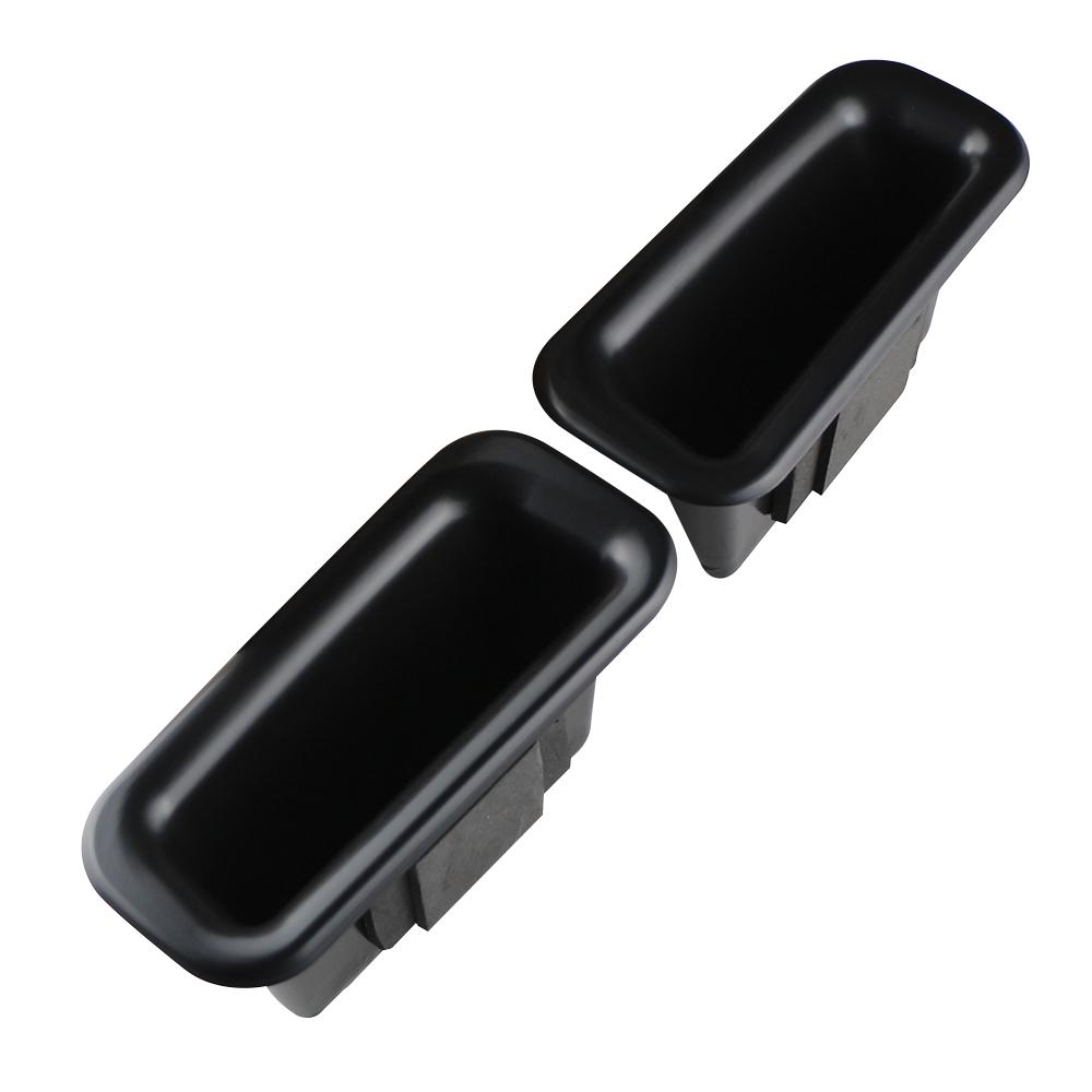 2 Pièces ABS Boîte de Rangement Accoudoir de Porte de Voiture pour Ford Explorer 2011 - 2025 Étui Support Conteneur Organisateur Accessoires