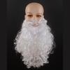 Santa Hat Santa Beard Artificial Hair Santa Decoration Costume Christmas Costume Accessories Set for Men Women Christmas