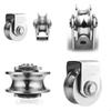 Anti-corrosion U Wheel Pulley U-Shaped Roller 22mm Wheel Thickness
