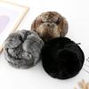 Men's Caps Warm Natural Rabbit Fur Bomber Hat With Earflaps Winter Hot Sale Unisex Warm Russian Ushanka Hat Real Rabbit Fur Hats