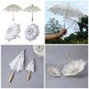 Lace Parasol Elegant Lace Umbrella for Outdoor Party Photo Props Decorative Parasol Lacework Umbrella for Garden