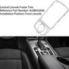 Car Gear Shift Console Panel Frame, Front Central Console Frame Trim 4L0864260A Glossy Appearance Fit For 2007 2008 2009 2010 2011 2012 2013 2014