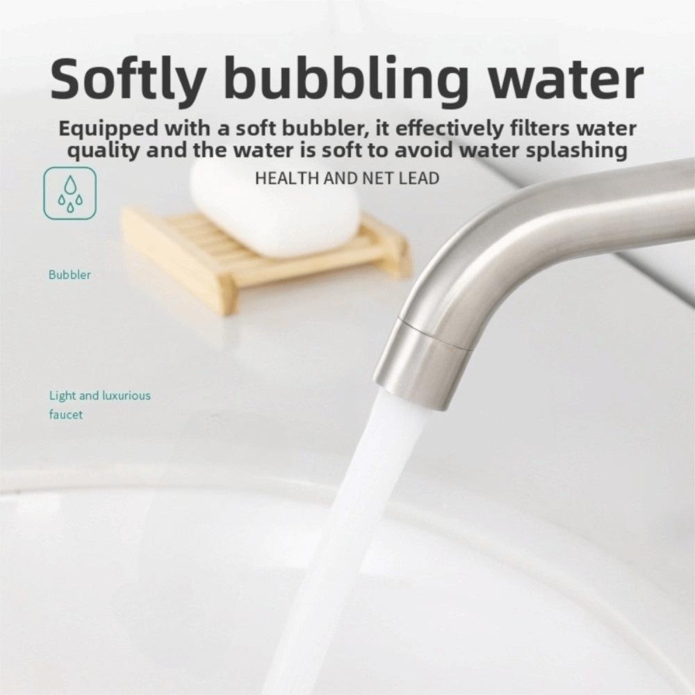 Sink Tap Bathroom Basin Faucet Deck Mounted Bathroom Faucet Stainless Steel Water Tap Toilet