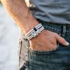 2Pcs Handmade Infinity Knot Men Bracelet Top Grade A 4mm Braided Cord 6 Color Options Daily Casual Jewelry Wrist Accessories