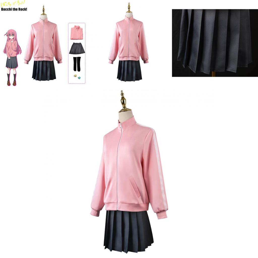 Bocchi The Rock! Gotou Hitori Cosplay Costume Comfy Durable Uniform Outfit For Fancy Dress Party