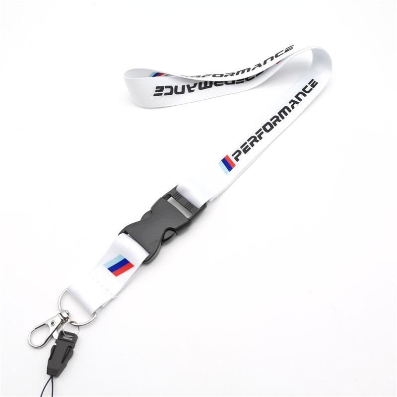 For M Universal Motorrad Lanyard Nylon Printing Emblem Black Style Keychain motorcycle accessories gadget auto Fashion Gift