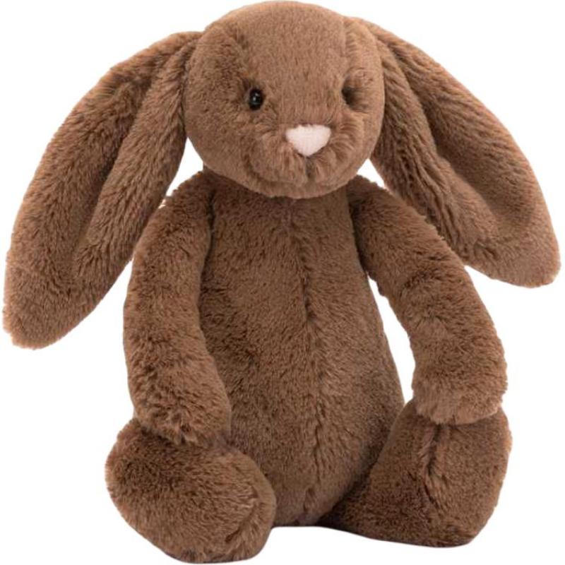 JELLYCAT Bonnie Rabbit Series Shy Nutmeg Comforting Rabbit Cute Doll Plush Doll 18cm High