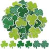 30 Pieces St. Patrick's Day Small Shamrock Patches Iron On Green Embroidered Ireland Patch Irish Clover Patches Sew On Iron On Clover for Clothing