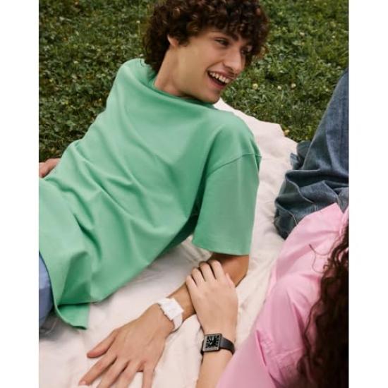 Swatch What If...All White SO34W700 Watch, White