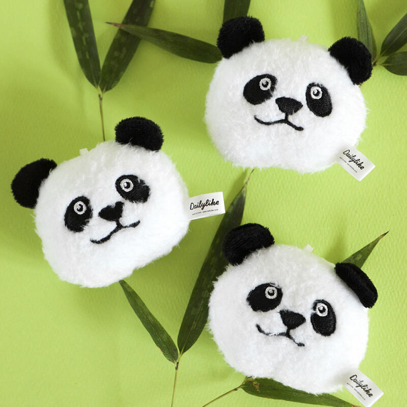 Animal Face Keychain 01 Panda